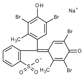 Bromocresol green sodium salt | CAS: 62625-32-5| Structure Formula