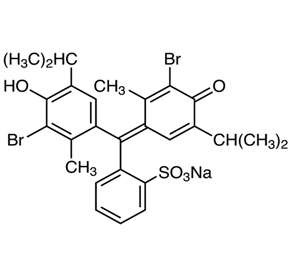 溴百里香酚蓝钠盐 | CAS: 34722-90-2| Structure Formula