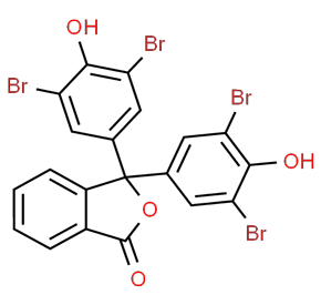 Tetrabromophenolphthalein | CAS: 76-62-0| Structure Formula